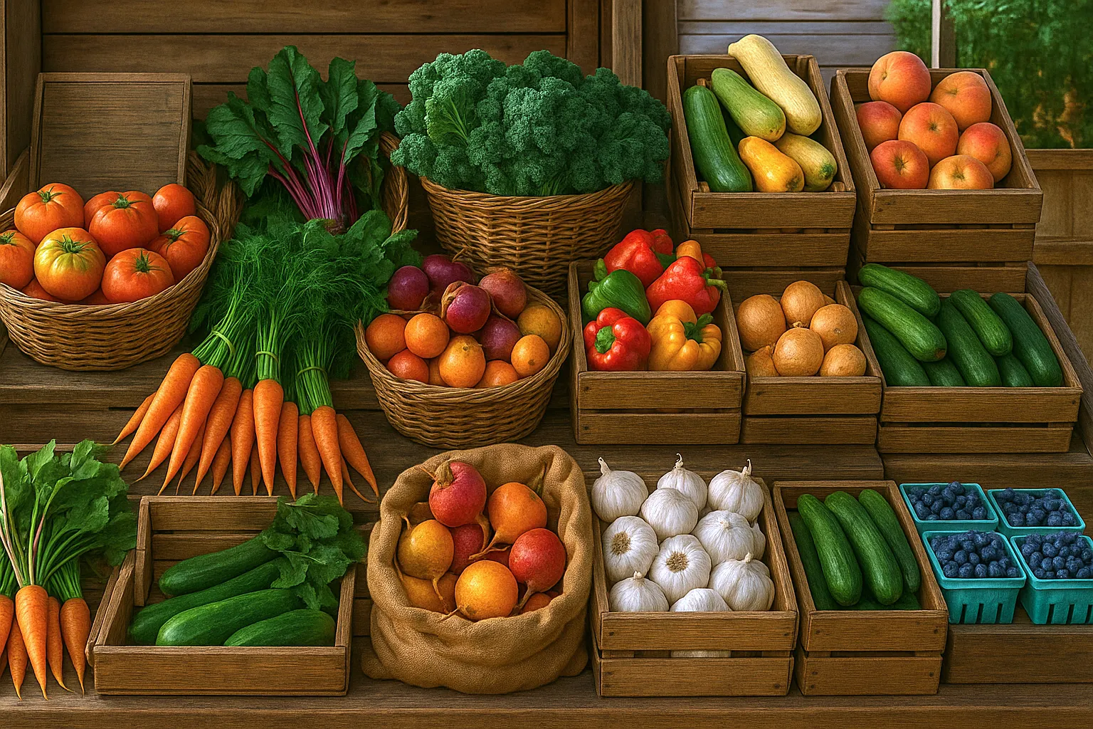 Person shopping for produce